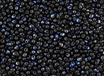 3.4mm Drop Miyuki Japanese Seed Beads - Black Azuro