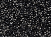 3.4mm Drop Miyuki Japanese Seed Beads - Black Chrome Metallic