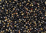 3.4mm Drop Miyuki Japanese Seed Beads - Black Sliperit