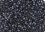 3.4mm Drop Miyuki Japanese Seed Beads - Black Lagoon Matte