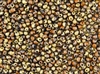 3.4mm Drop Miyuki Japanese Seed Beads - Black California Gold Rush Matte