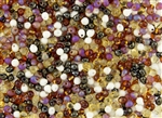3.4mm Drop Miyuki Japanese Seed Beads - Wheatberry Mix