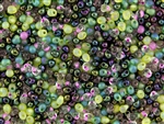 3.4mm Drop Miyuki Japanese Seed Beads - Lavender Garden Mix