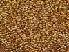 Crimp Beads 2.5mm Shiny Gold Plated Metallic