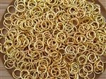 Open Jump Rings 7mm 19G - Gold Metallic