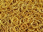 Open Jump Rings 8mm 18G - Gold Metallic