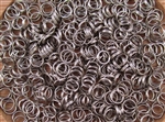 Split Ring Rings 6mm 22G - Shiny Nickel Metallic