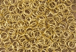 Split Ring Rings 7mm 22G - Shiny Gold Metallic