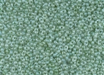 2x4mm Matsuno Japanese Peanut / Farfalle Beads - Sage Green Ceylon Pearl #3009