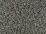 2x4mm Matsuno Japanese Peanut / Farfalle Beads - Khaki Grey Ceylon Pearl #3010