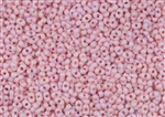 2x4mm Matsuno Japanese Peanut / Farfalle Beads - Opaque Soft Pink #4005