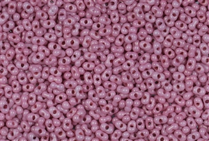 2x4mm Matsuno Japanese Peanut / Farfalle Beads - Opaque Pink Lilac #4006