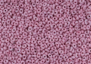 2x4mm Matsuno Japanese Peanut / Farfalle Beads - Opaque Pink Lilac Matte #4006MA