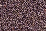 2x4mm Matsuno Japanese Peanut / Farfalle Beads - Opaque Antique Purple Gold Luster #4009