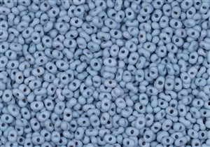 2x4mm Matsuno Japanese Peanut / Farfalle Beads - Opaque Soft Powder Blue Luster Matte #4011MA