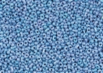 2x4mm Matsuno Japanese Peanut / Farfalle Beads - Opaque Dusky Blue Luster #4012