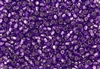 6/0 Miyuki Japanese Seed Beads - Purple Poppy Silver Lined Square Hole #26