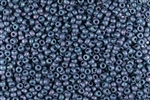 6/0 Miyuki Japanese Seed Beads - Metallic Steel Blue Luster Matte #2030