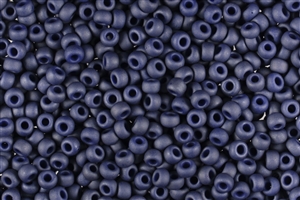 6/0 Miyuki Japanese Seed Beads - Opaque Cobalt Matte Luster #2075