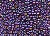 6/0 Miyuki Japanese Seed Beads - Transparent Galactic Purple Iris #2292