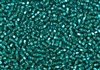 8/0 Miyuki Japanese Seed Beads - Teal Silver Lined Square Hole #51