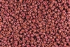 8/0 Miyuki Japanese Seed Beads - Opaque Orange Terra Cotta Matte #1236