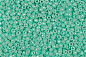 8/0 Miyuki Japanese Seed Beads - Dyed Opaque Mint Blue #1365