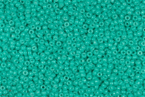 8/0 Miyuki Japanese Seed Beads - Dyed Opaque Bright Seafoam Green #1366