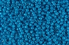 8/0 Miyuki Japanese Seed Beads - Dyed Opaque Blue Turquoise Luster #1367L