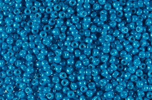 8/0 Miyuki Japanese Seed Beads - Dyed Opaque Blue Turquoise Luster #1367L
