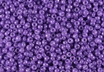 8/0 Miyuki Japanese Seed Beads - Dyed Opaque Wisteria Purple Luster #1377L