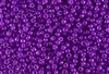 8/0 Miyuki Japanese Seed Beads - Dyed Opaque Mardi Gras Purple Luster #1379L