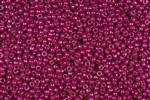 8/0 Miyuki Japanese Seed Beads - Dyed Opaque Dark Fuchsia Luster #1465L