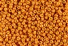 8/0 Miyuki Japanese Seed Beads - Dyed Opaque Sweet Potato Orange #2531