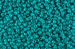 8/0 Miyuki Japanese Seed Beads - Dyed Opaque Turquoise Luster #2540L