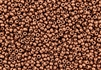 8/0 Miyuki Japanese Seed Beads with Czech Coating - Copper Metallic Matte