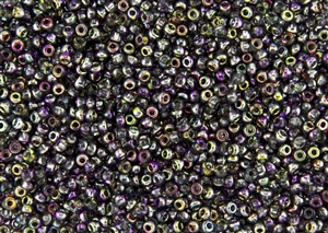 8/0 Miyuki Japanese Seed Beads with Czech Coating - Crystal Magic Purple