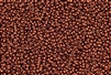 8/0 Miyuki Japanese Seed Beads with Czech Coating - Antique Copper Metallic Matte