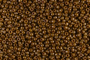8/0 Miyuki Japanese Seed Beads - Duracoat Dyed Opaque Sienna #D4459