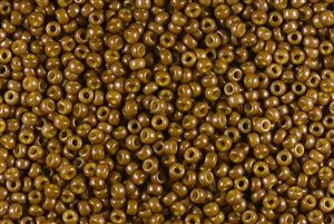 8/0 Miyuki Japanese Seed Beads - Duracoat Dyed Opaque Toast #D4460