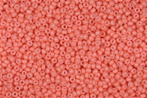 8/0 Miyuki Japanese Seed Beads - Duracoat Dyed Opaque Salmon #D4462