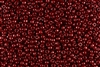 8/0 Miyuki Japanese Seed Beads - Duracoat Dyed Opaque Coffee Cherry Maroon #D4470