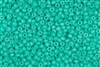 8/0 Miyuki Japanese Seed Beads - Duracoat Dyed Opaque Seafoam #D4472