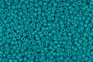 8/0 Miyuki Japanese Seed Beads - Duracoat Dyed Opaque Underwater Turquoise #D4480