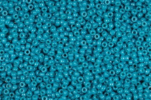 8/0 Miyuki Japanese Seed Beads - Duracoat Dyed Opaque Pacific Ocean Blue #D4483