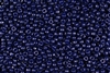 8/0 Miyuki Japanese Seed Beads - Duracoat Dyed Opaque Dark Navy Blue #D4494