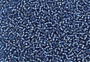 11/0 Miyuki Japanese Seed Beads - Montana Blue Silver Lined #31