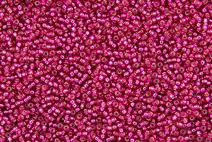 11/0 Miyuki Japanese Seed Beads - Hot Pink Silver Lined #40