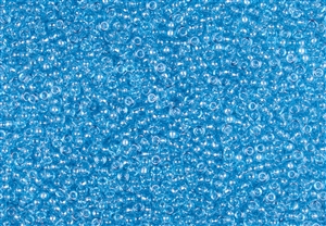 11/0 Miyuki Japanese Seed Beads - Transparent Blue Luster #113