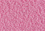 11/0 Miyuki Japanese Seed Beads - Dyed Opaque Bubblegum Pink Pearl Coat #428